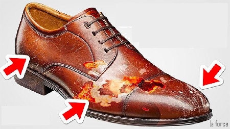 Gợi ý cách giúp đôi giày da nam bóng như mới - tại tphcm mất lớp màu đẹp. Điều này có thể được giải quyết nếu bạn biết đến 3 mẹo xử lý giày nam như mới sau đây.

1. Sử dụng sữa tươi giúp da không nhăn
Những vết nhăn ở mu giày và 
